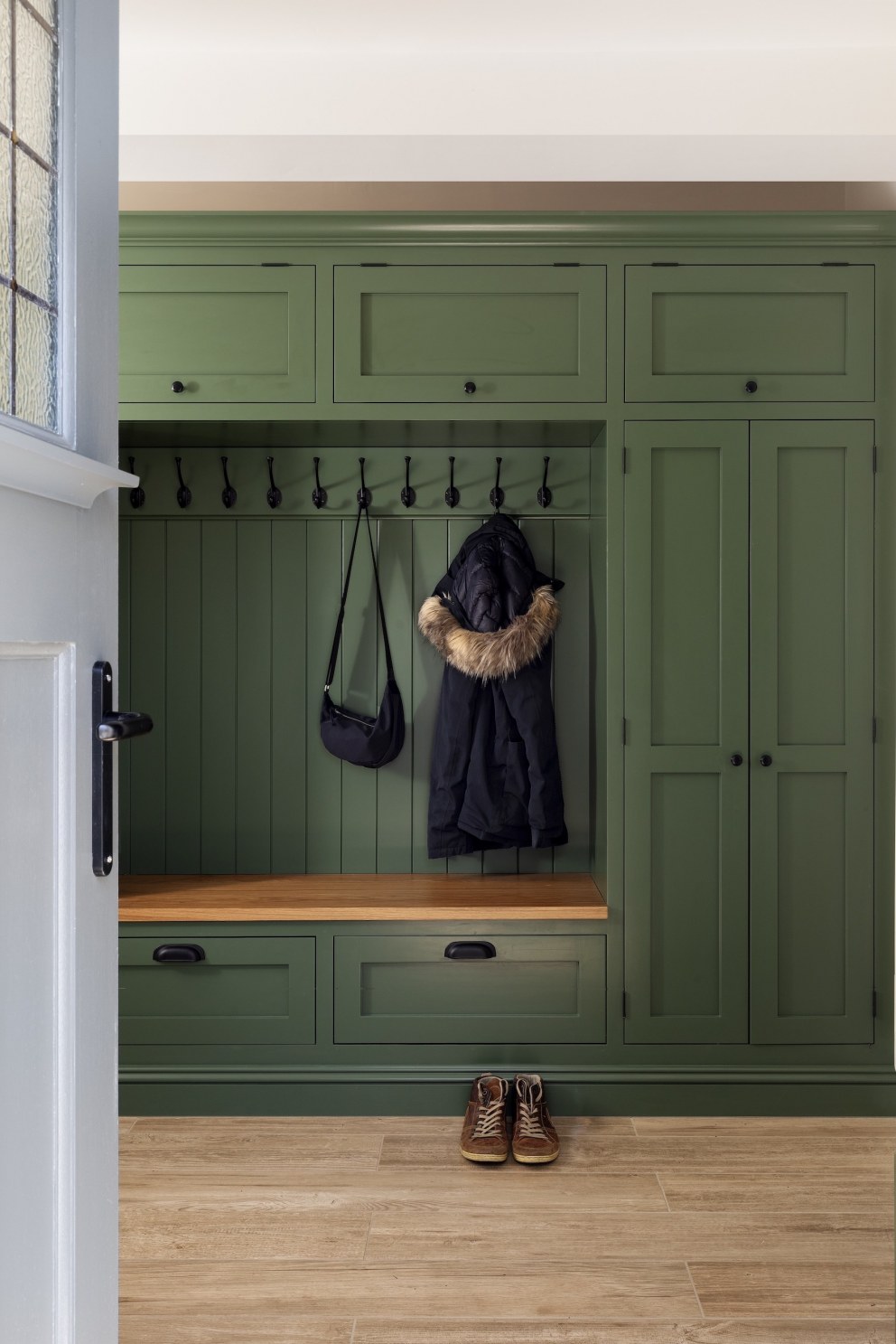 Epping Forest family home | Boot room | Interior Designers